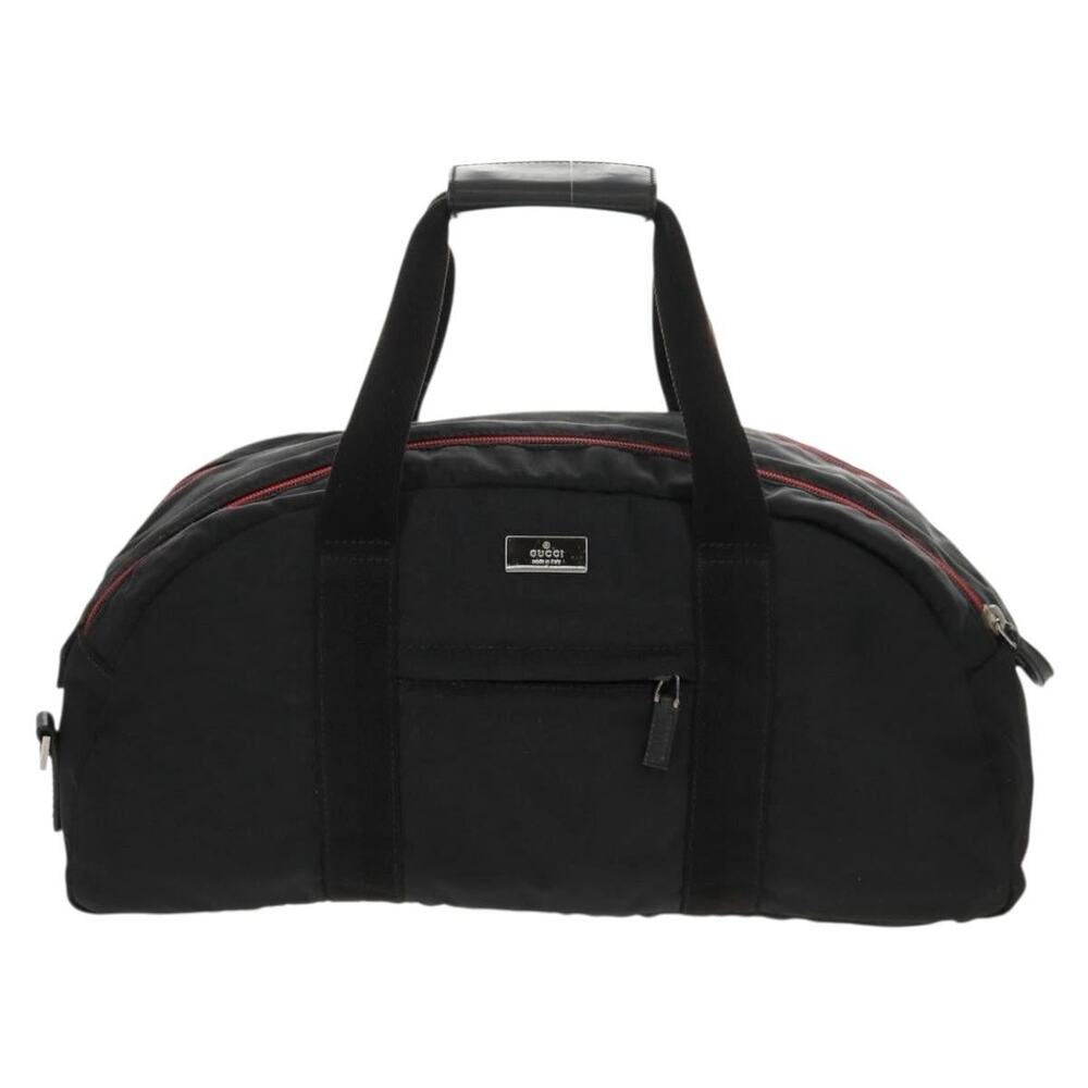 Gucci Nylon Boston Bag Black